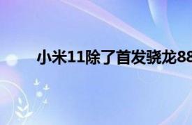 小米11除了首发骁龙888还会搭载MIUI 12.5系统