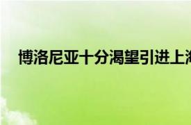 博洛尼亚十分渴望引进上海海港前锋35岁的阿瑙托维奇