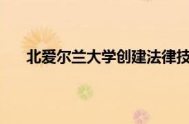 北爱尔兰大学创建法律技术理学硕士以满足全球需求