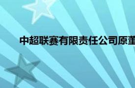 中超联赛有限责任公司原董事长马成全获刑十一年三个月