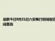 最新今日8月21日六安限行时间规定、外地车限行吗、今天限行尾号限行限号最新规定时间查询