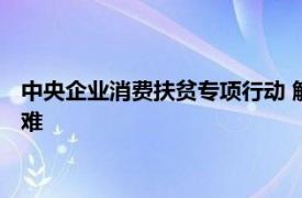 中央企业消费扶贫专项行动 解决贫困地区农产品滞销卖难突出困难