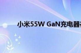 小米55W GaN充电器在京东开启预约 售价99元