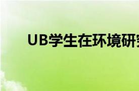 UB学生在环境研究课上从沼泽中学习