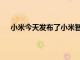 小米今天发布了小米智能门铃3现已上架小米商城众筹