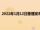 2022年1月12日整理发布：广汽集团发布2021年销量数据