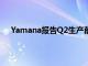 Yamana报告Q2生产削减FY指导以反映Chapada销售