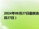 2024年08月27日最新消息：白银期货价格今日行情（2024年8月27日）