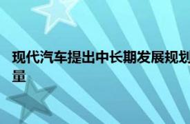 现代汽车提出中长期发展规划，今后十年将投资6400亿元提质增量