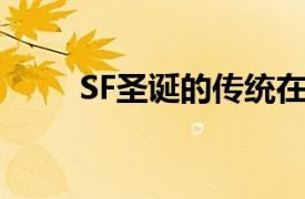 SF圣诞的传统在联合广场逐渐显现