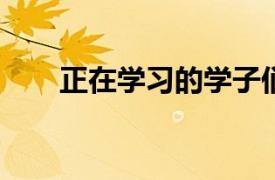 正在学习的学子们应该学习什么职业