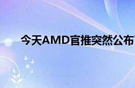 今天AMD官推突然公布了RX 6000显卡的外观设计