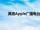 其他Apple广播电台以及其iCloud音乐库中的歌曲