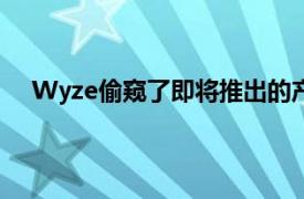 Wyze偷窥了即将推出的产品并嘲笑还有30项工作要做