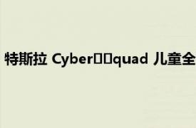 特斯拉 Cyber​​quad 儿童全地形车的许多买家已决定转售它们