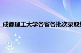 成都理工大学各省各批次录取结果将根据录取工作进程实时发布