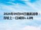 2024年09月04日最新消息：【comex白银库存】9月3日COMEX白银库存较上一日减持1.12吨