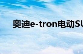 奥迪e-tron电动SUV揭示了更多的秘密