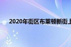 2020年街区布莱顿新街上的五栋房屋将通过拍卖出售