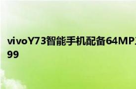 vivoY73智能手机配备64MP三重后置摄像头推出售价为卢比20999