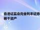 香港证监会向金利丰证券发出限制通知书，禁止其处理某帐户内若干资产