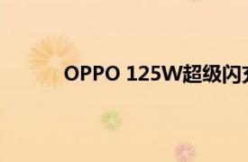 OPPO 125W超级闪充技术沟通会在线上举行