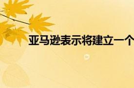 亚马逊表示将建立一个20亿美元的绿色能源基金