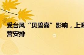 受台风“贝碧嘉”影响，上海迪士尼度假区或在未来几天调整运营安排