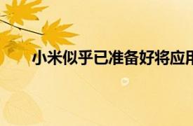 小米似乎已准备好将应用程序抽屉引入MIUI层本身