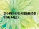 2024年09月14日最新消息：今日工行纸白银价格走势图最新行情（2024年9月14日）