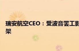 瑞安航空CEO：受波音罢工影响，明夏接收飞机数预计减少至20架