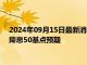 2024年09月15日最新消息：现货白银跳涨 摩根大通重申对9月降息50基点预期