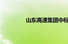 山东高速集团中标摩洛哥高铁施工项目