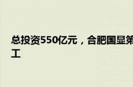 总投资550亿元，合肥国显第8.6代柔性AMOLED生产线项目开工