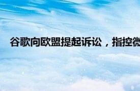 谷歌向欧盟提起诉讼，指控微软在云计算市场存在反竞争行为