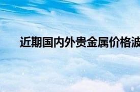 近期国内外贵金属价格波动加剧，建设银行提示风险