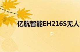 亿航智能EH216S无人驾驶eVTOL完成巴西首飞