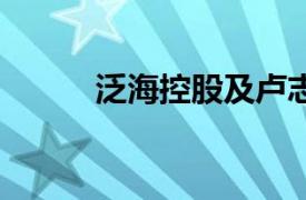 泛海控股及卢志强等被强执37亿