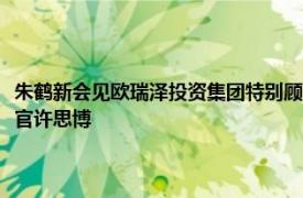 朱鹤新会见欧瑞泽投资集团特别顾问拉法兰与欧瑞泽投资集团联合首席执行官许思博