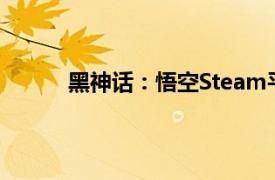 黑神话：悟空Steam平台总收入超过10亿美元