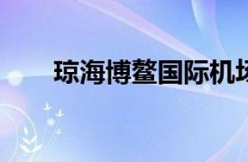 琼海博鳌国际机场开通首条国际航线