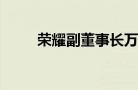 荣耀副董事长万飚因个人原因辞职