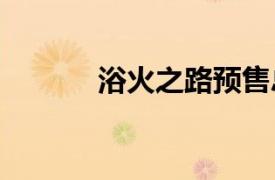 浴火之路预售总票房破3000万