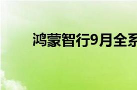 鸿蒙智行9月全系交付新车39931辆