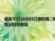 最新今日10月03日濮阳周二限行尾号、限行时间几点到几点限行限号最新规定时间查询