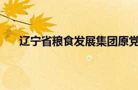 辽宁省粮食发展集团原党委常委曲天斌接受审查调查