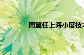 周翼任上海小度技术有限公司法定代表人