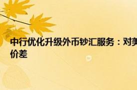 中行优化升级外币钞汇服务：对美元等26个币种实施钞汇同价，免收转换价差