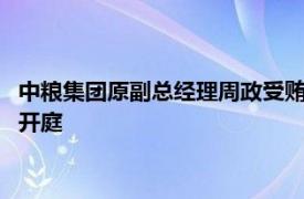 中粮集团原副总经理周政受贿 贪污 国有公司人员滥用职权案一审开庭