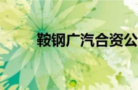 鞍钢广汽合资公司增资至14.5亿元